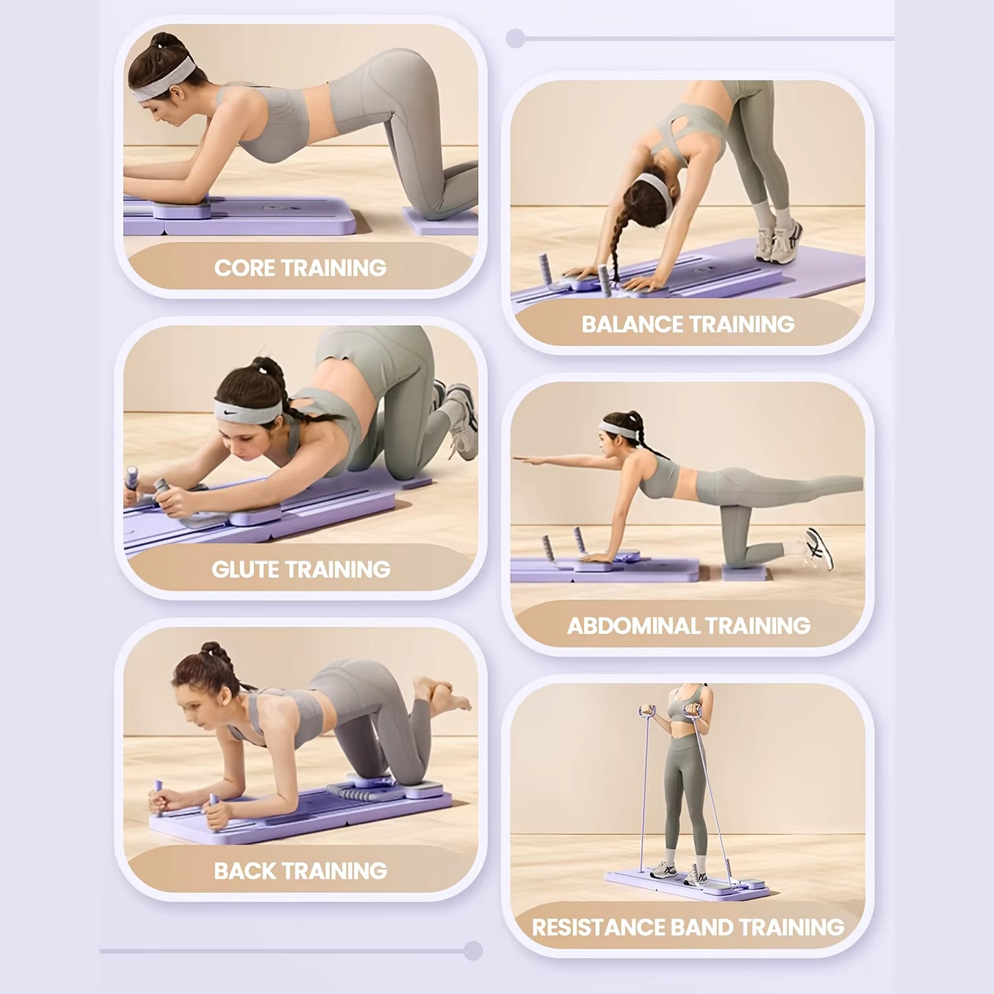 Planche de pilates multifonctions